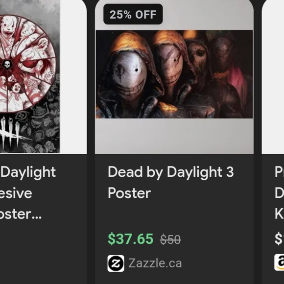 Dead By Daylight 6 Posters - Picture 3 of 12